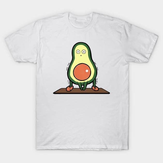 Avocado Yoga T-Shirt by MasutaroOracle